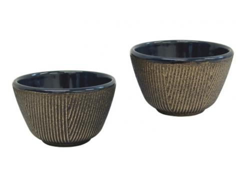 product image for Cast Iron Cups Strip Set of 2