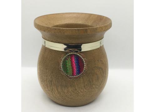 gallery image of Mate Gourd Calabas - Wooden Alpaca Medal