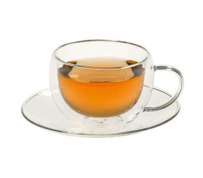 image of Creano Nala Tea Glass & Saucer