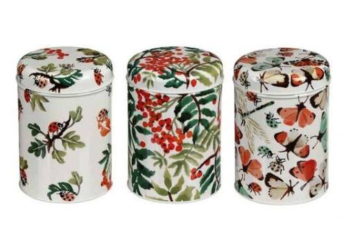 product image for ​Round Caddy - Butterfly & Ladybirds Tin set