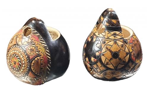 gallery image of Mate Gourd Calabas - Samba Carved Gourd 