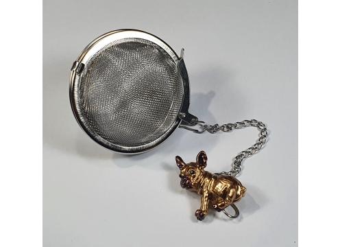 product image for Tea Ball Infuser - Golden Pug Brooch