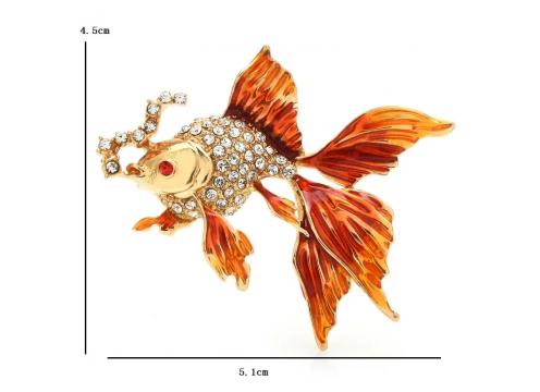 gallery image of Tea Ball Infuser - Gold fish Orange