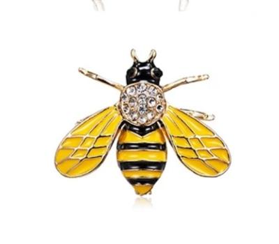 image of Tea Ball Infuser - Queen Bee Brooch