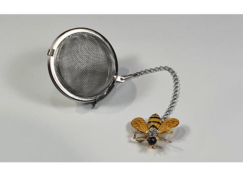 gallery image of Tea Ball Infuser - Queen Bee Brooch
