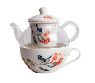 image of ​Ashdene - Tea for one Blue Wren & Eucalyptus