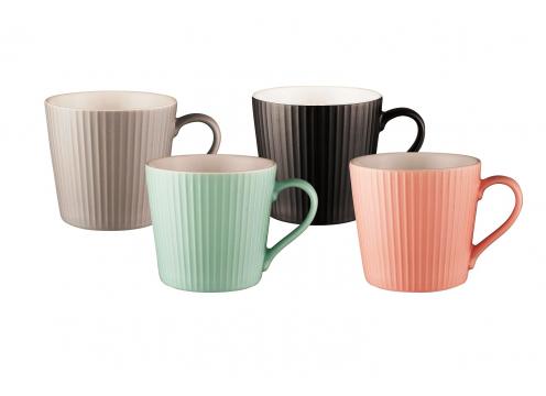 product image for Bundanoon Ribbed Mug Set of 4