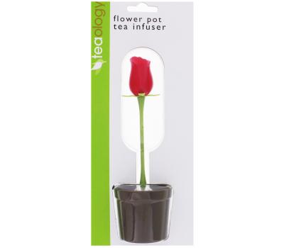 image of Flower Pot Tea infuser - Rose