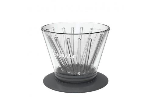 product image for Brewista Flat V Cone Glass Dripper - Double wall