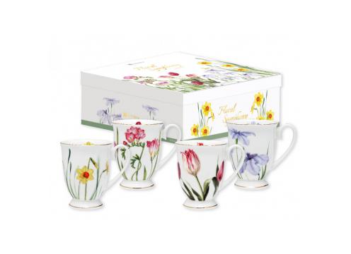 product image for Ashdene Floral Symphony Assorted 4 Piece Mug Set