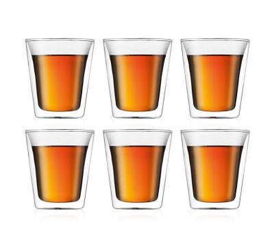 image of ​Bodum Canteen Double wall glasses Set of 6