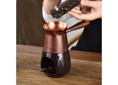 gallery image of Turkish Coffee Pot Copper Hammerd - Bakir
