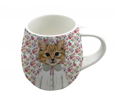 image of Sally Cuddle Mug - Ginger Cat