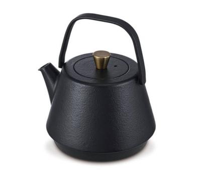 image of Cast Iron Teapot - Beka Saga Induction Black