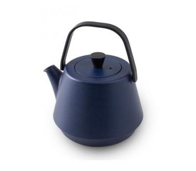 image of Cast Iron Teapot - ​Beka Saga Induction Navy Blue