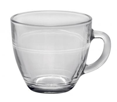 image of Duralex- Glass Mug & Saucer
