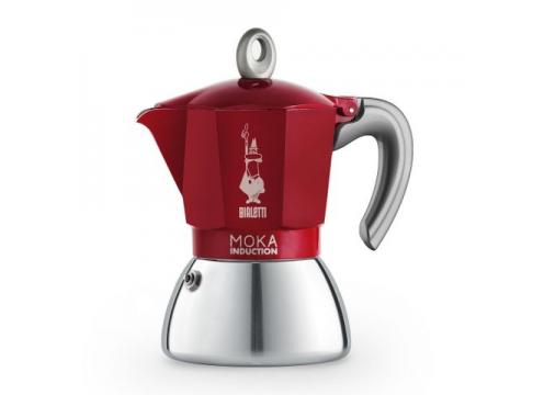 product image for Bialetti Moka Induction Bi Layer Red