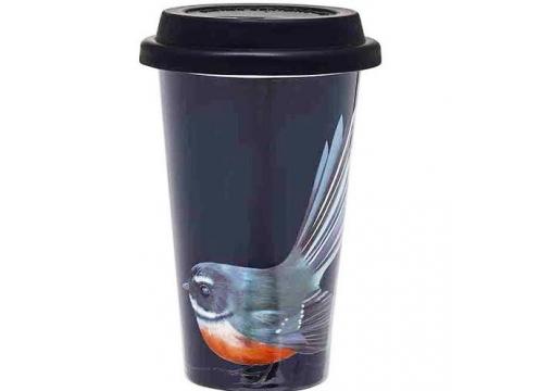 product image for ​Ashdene: Majestic Birds – Piwakawaka Travel Mug