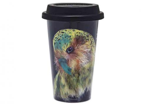 gallery image of ​Ashdene: Majestic Birds – Kakapo Travel Mug