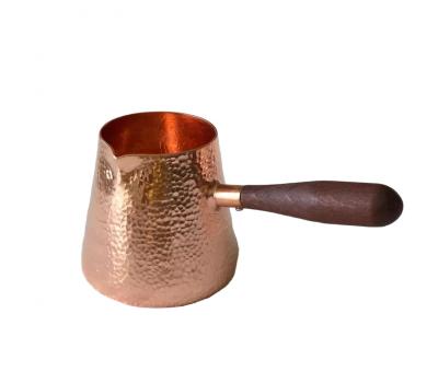 image of Turkish Coffee Pot Copper Hammerd - Sakina