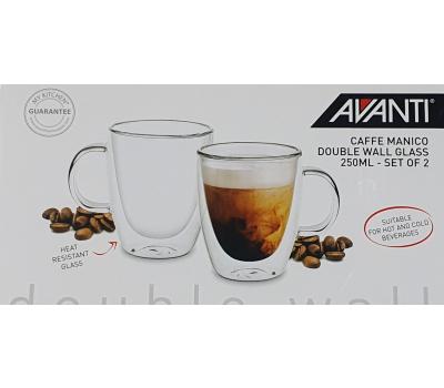 image of Avanti - Caffe Manico Double Wall Mugs