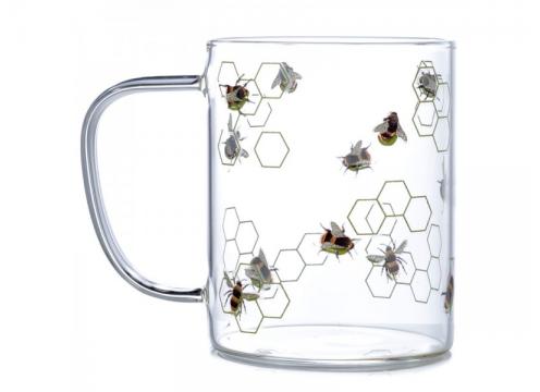 gallery image of The Nectar Meadow Bee Glass Mug