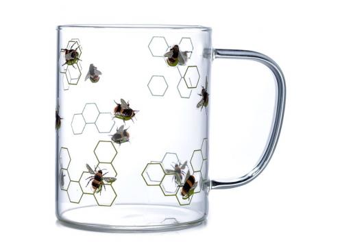 product image for The Nectar Meadow Bee Glass Mug