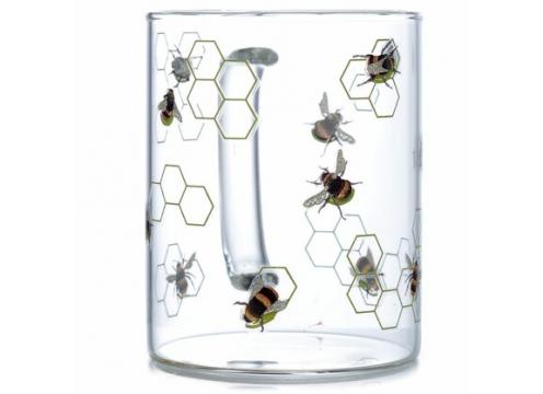 gallery image of The Nectar Meadow Bee Glass Mug