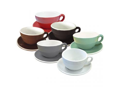 product image for Cappuccino 190ml Cups and Saucers - Roma
