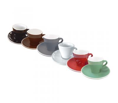 image of Tulip 140ml Cups and Saucers - Roma