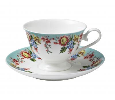 image of Amelia - Ulster Weaver Cup and Saucer
