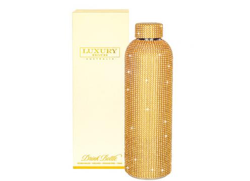 product image for Ogilvies - Luxury Australia Drink Bottle - Diamonte Gold