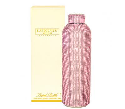 image of Ogilvies - Luxury Australia Drink Bottle - Diamonte Pink