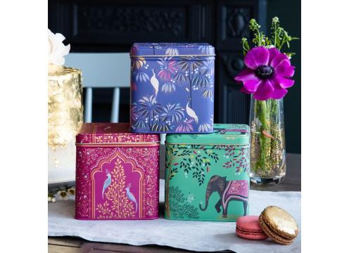gallery image of India Square Tin Caddies Large 