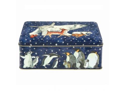 product image for Bakery Tin - Winter Animals at Night