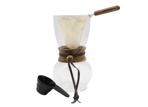 product image for Hario Drip Pot with Olive Woodneck - 3 Cup