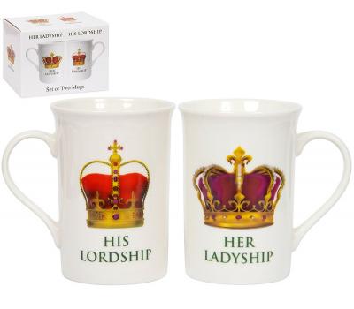 image of Lordship & Ladyship Mug Set