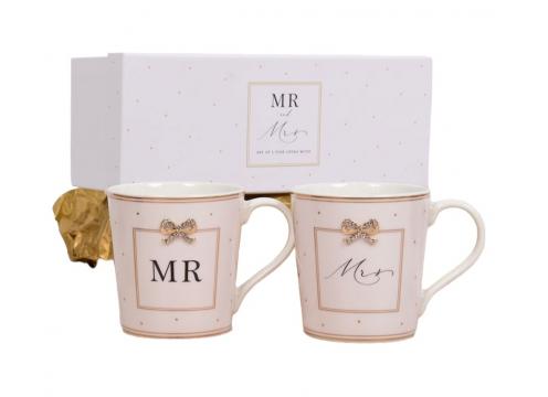 product image for Jewelled Mr & Mrs Mug Set