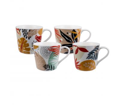 image of Bundanoon Abstract Paradise Mug Set of 4