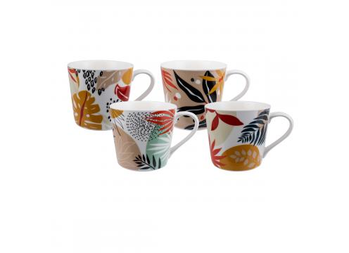 product image for Bundanoon Abstract Paradise Mug Set of 4
