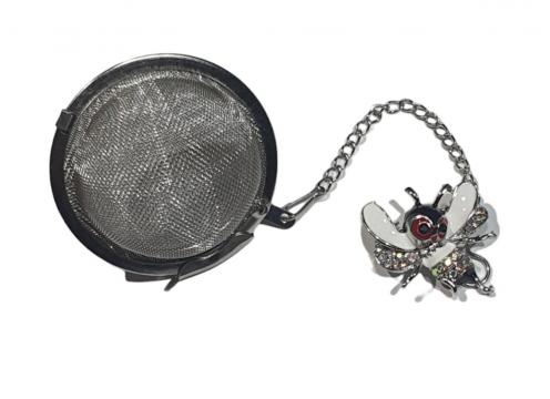 gallery image of Tea Ball Infuser - Zorro Queen Bee Brooch