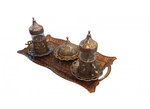 gallery image of ​Ottoman Tea or Coffee Cup Set - Glass Cup