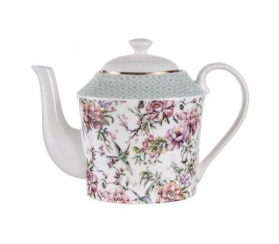 image of Ashdene Chinoiserie - White Teapot