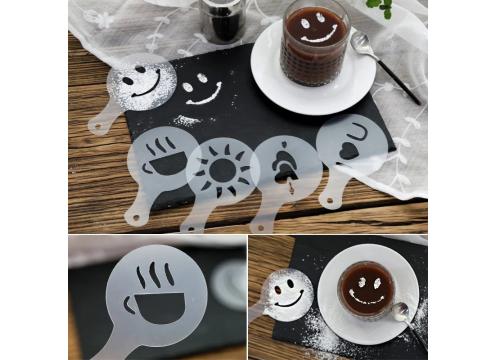 gallery image of Latte Art Templates Stencils 