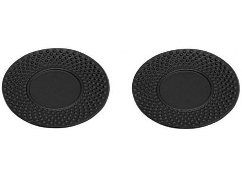 product image for Hob Nail Coaster set of 2 - Cast Iron Black