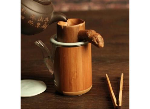 gallery image of Pudgy Bamboo Tea Strainer 