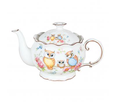 image of Owl family - Teapot 600 ml 
