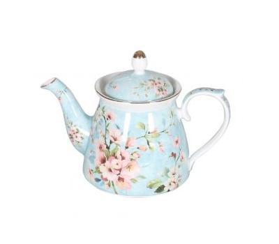 image of Peach Blossom -  Blue Teapot 1 L 