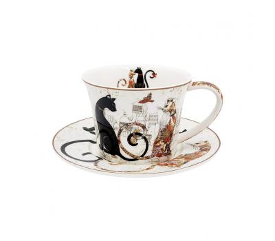 image of Cat couple Cup & Saucer 