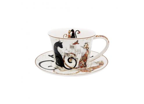 product image for Cat couple Cup & Saucer 